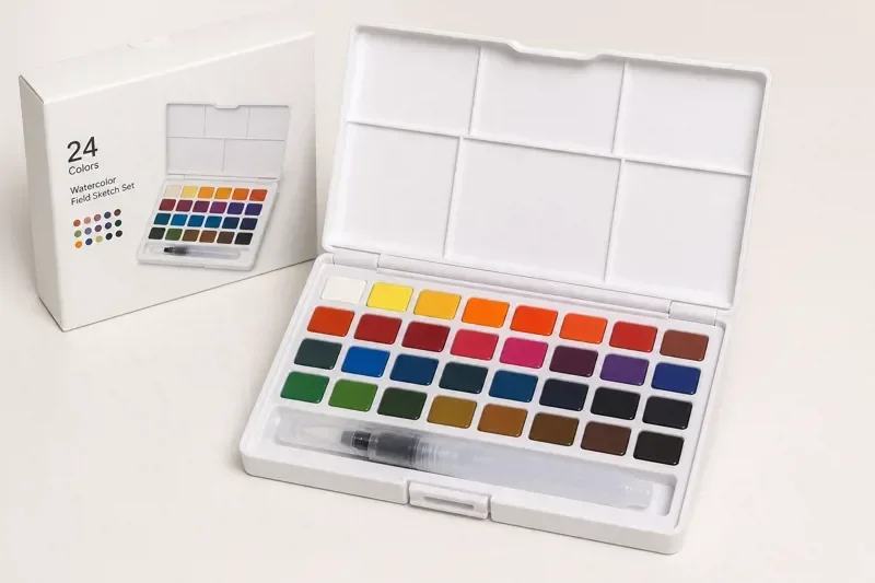 Sakura Koi 24-Color Watercolor Field Sketch Set