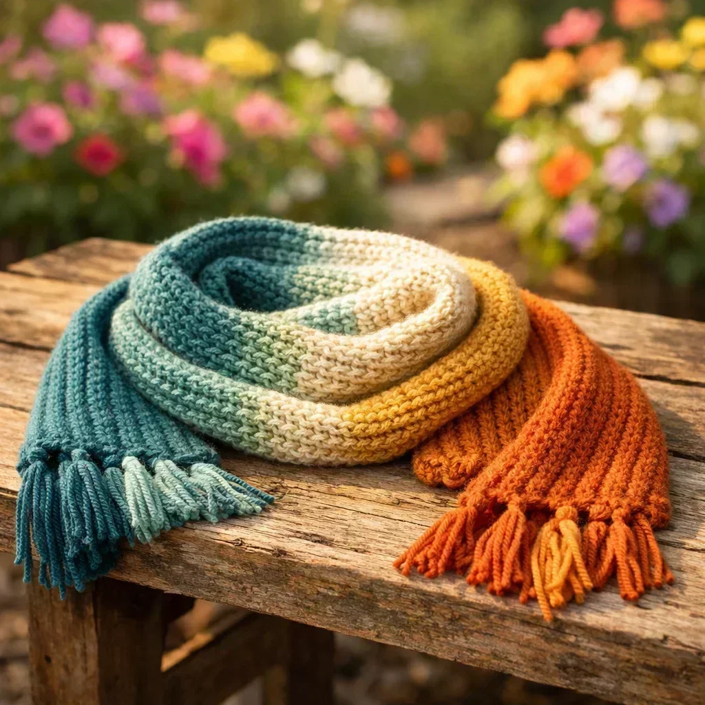 Cozy Knitted or Crocheted Scarves