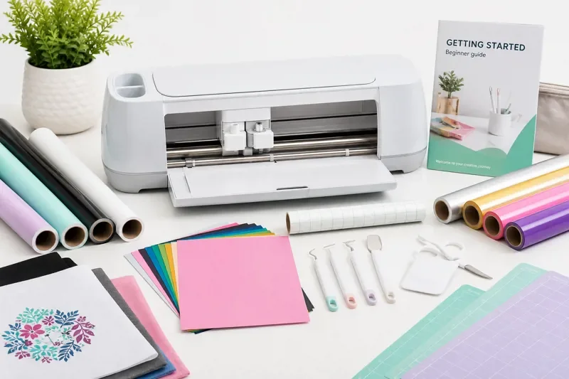 Cricut Maker 4 Starter Kit for Beginners with Vinyl and Iron On