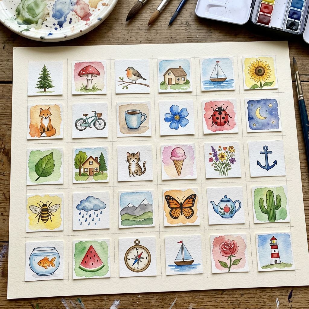 30 Day Watercolor Challenge