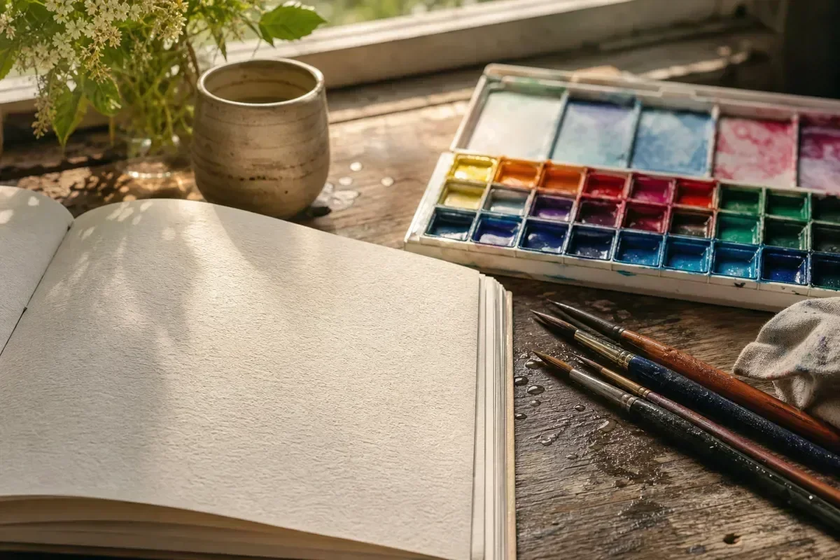 Beyond the Brush: The Secret Paper That Makes Watercolors Sing